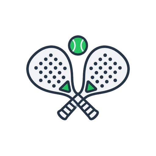 Crossed Padel Rackets icon